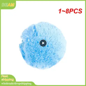 1~8PCS 5-Pet Elektriskā Rullīšu Rotaļu Bumbu Automātiskā Suns, Kaķis Interaktīvās Smieklīgi Grīdu Tīru Produktu Jautrības rotaļlietas