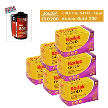 (Iegūstiet 1 bezmaksas filmu) 6Rolls (36 Iedarbība./Rullis) KODAK Gold 200 Krāsa 35mm Filmu, tērps M35/M38/i60/F9 kamera