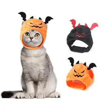 Pet Halloween Cepuri Rotaļu Suns Interesanti Saģērbties, Bat Kleita Cat Cepure Kaķis Montāžas Galvas