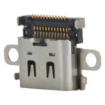 Tipa-C Uzlādes Ostas Nomaiņa 24-pin Tipa C Sinhronizācijas Kontaktligzda Sieviešu USB C Ostas Der NS Lite Konsoles