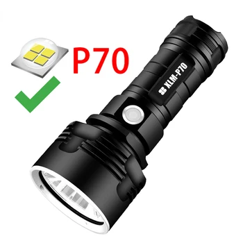 XHP70 LED Lukturīti Taktiskās Lāpu USB Lādējamu Linterna Ūdensizturīgs Lampas Ultra Spožu Laternu, Kempings