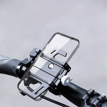 1 GAB. Motociklu Elektrisko Velosipēdu Viedtālrunis CNC Alumīnija Sakausējuma Skavu Tālruņa Turētājs Pieciem Nagiem Mehānisko Velosipēdu Tālruņa Turētājs