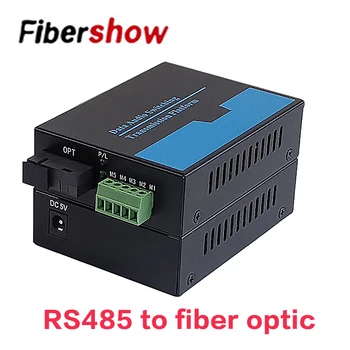 1pair RS485, lai Optisko Modemu Singlemode SC 20km rs485 ar ethernet fiber konvertors RS232, lai šķiedras RS422