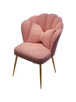 Gaismas luksusa krēsls mājas krēsls atzveltnes meitenes guļamistaba grims krēslu neto slavenību ins stila pusdienas krēslu manikīrs krēslu mērci