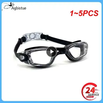 1~5GAB Profesionālās Krāsains Bērnu Silikona Peldēšanas Brilles Anti Fog, UV Peldēšanas Brilles Ūdensizturīgs Silikona Peldēšanas Brilles