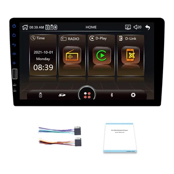 1 Din Auto Radio Autoradio Multimediju Atskaņotājs, Touch Screen Auto Stereo MP5 FM Bluetooth USB Kameras Auto 1 Din Spēlētājs 7120
