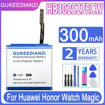 Akumulatora HB302527ECW par Huawei Honor Skatīties Burvju GT 300mAh Pulksteņu Bateriju Nomaiņa Batteria + Bezmaksas Rīki